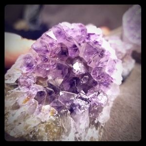 Small amethysts cathedral